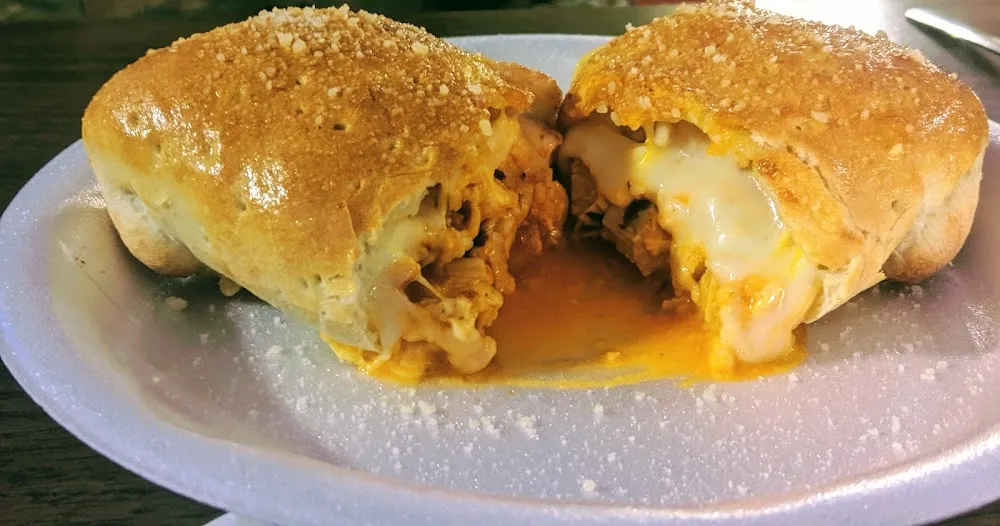 Buffalo Chicken Pizza Log